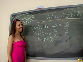 Naughty Nadia fucking hardcore by her teacher