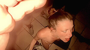 Slutwife Blowbang At An Adult Video Store Whore Moan